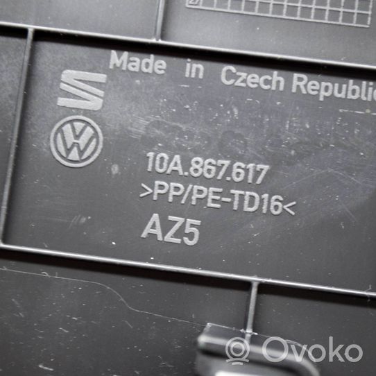 Volkswagen ID.3 Osłona tylna tunelu środkowego 10A867617