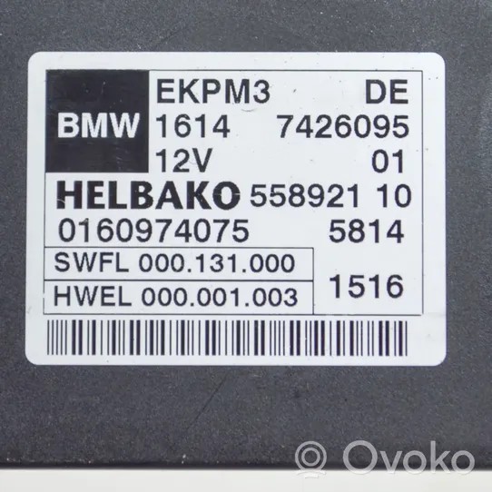 BMW 2 F22 F23 Polttoaineen ruiskutuspumpun ohjainlaite/moduuli 7426095