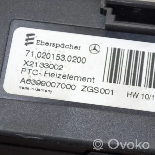 Mercedes-Benz Vito Viano W639 Elektrinis salono pečiuko radiatorius A6399007000