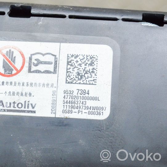 Opel Mokka X Poduszka powietrzna Airbag fotela 20889196