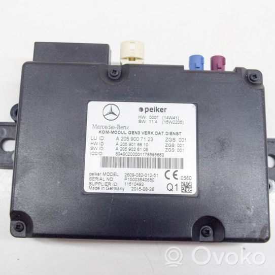 Mercedes-Benz E A207 Bluetoothin ohjainlaite/moduuli A2059026108