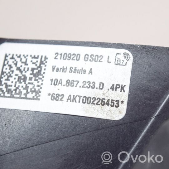 Volkswagen ID.3 Osłona słupka szyby przedniej / A 10A867233D