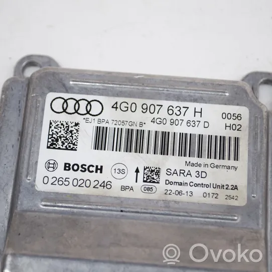 Audi A6 C7 Turvatyynyn ohjainlaite/moduuli 0265020246