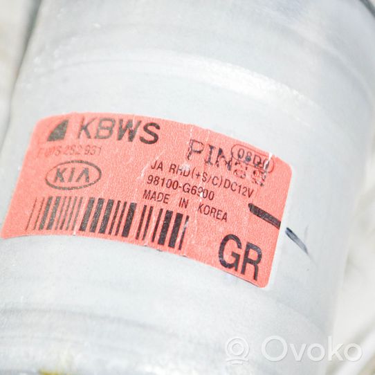 KIA Picanto Tringlerie et moteur d'essuie-glace avant 98100G6900