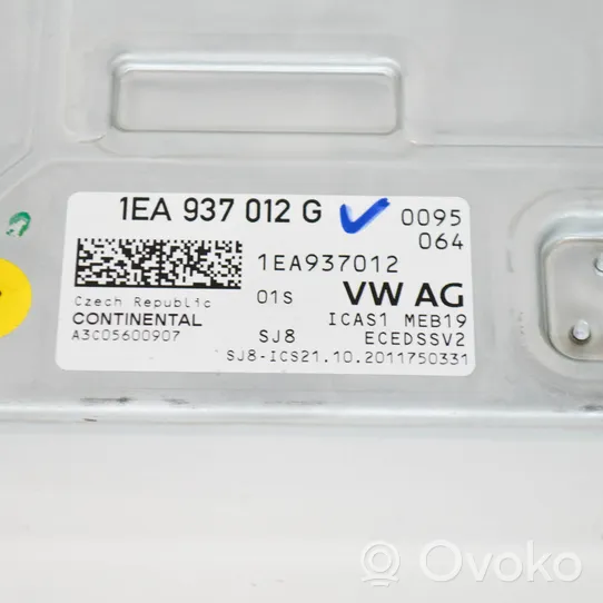 Volkswagen ID.3 Moduł sterowania Gateway 1EA937012G