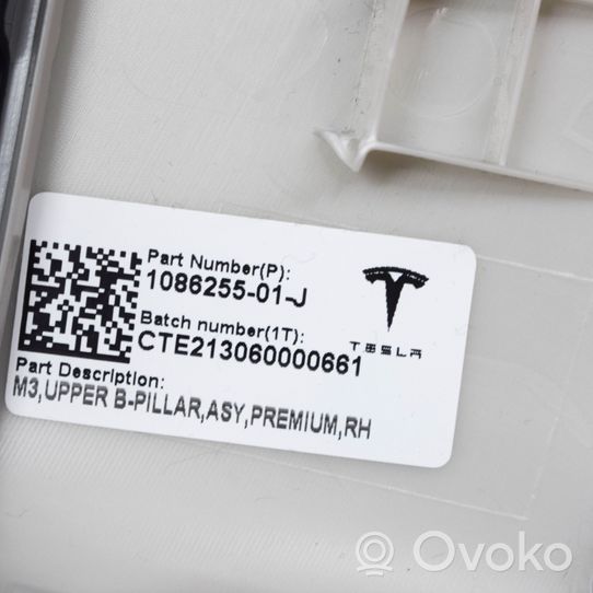 Tesla Model 3 Osłona górna słupka / B 108625501J