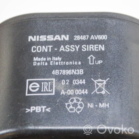 Nissan 350Z Alarmes antivol sirène 4B7896N3B