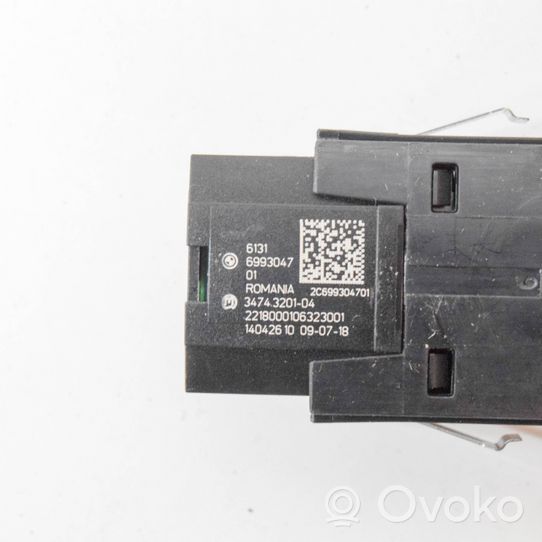 BMW 5 G30 G31 Interruttore luci di emergenza 6993047