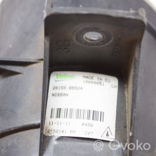 Nissan Qashqai+2 Światło przeciwmgłowe przednie 261558992A