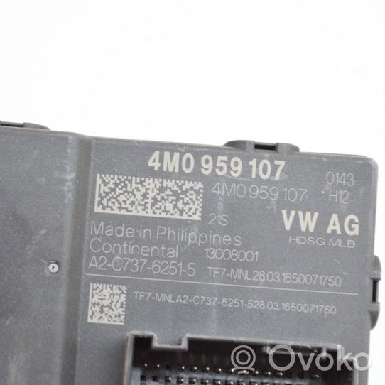 Audi A4 S4 B9 Sterownik / Moduł elektrycznej klapy tylnej / bagażnika 4M0959107