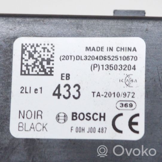 Opel Mokka X Sterownik / Moduł centralnego zamka F00HJ00487