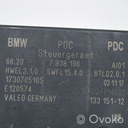 BMW i3 Sterownik / Moduł parkowania PDC 7938196