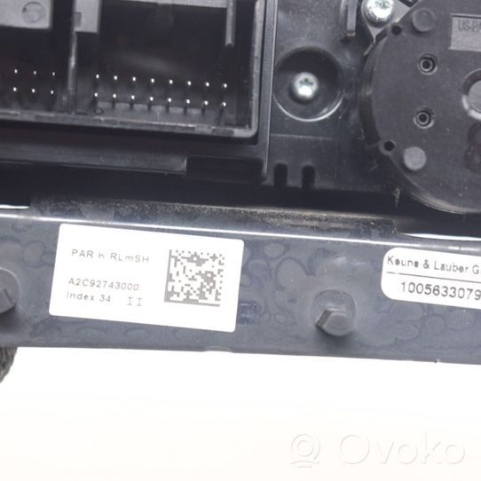 Audi Q5 SQ5 Przełącznik / Włącznik nawiewu dmuchawy A2C92381600