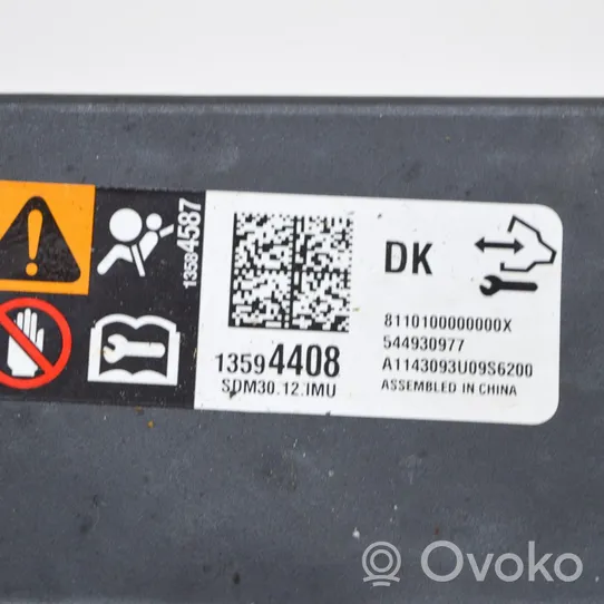 Opel Mokka X Airbag control unit/module 544930977