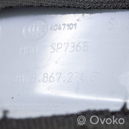 Audi A5 A-pilarin verhoilu 8W8867234F