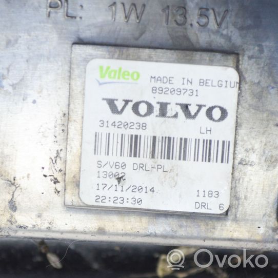 Volvo V60 Priešrūkinis žibintas priekyje 31420238