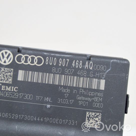 Audi A1 Moduł sterowania Gateway 8U0907468AQ