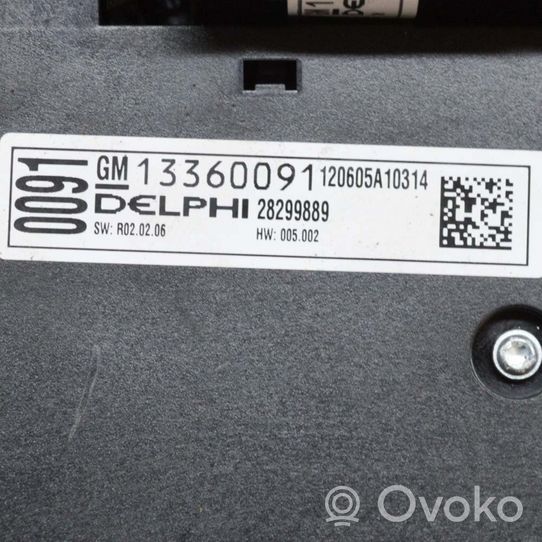 Opel Astra J Interruttore di controllo dell’audio 28246565