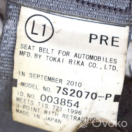 Toyota Prius (XW30) Etuistuimen turvavyö 7322047113B2