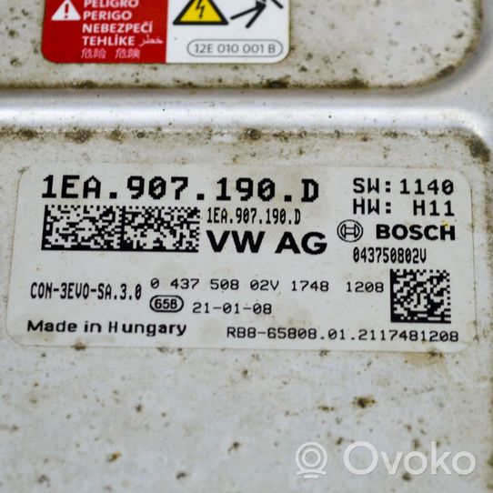Volkswagen ID.3 Jännitteenmuunnin/vaihtosuuntaaja 1EA907190D