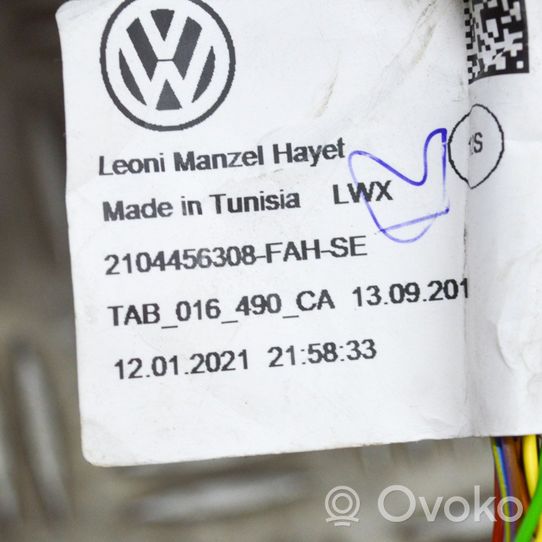 Volkswagen ID.3 Inna wiązka przewodów / kabli TAB016490CA