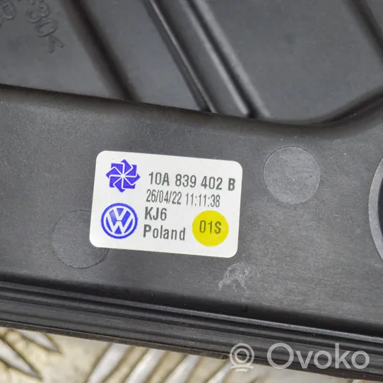 Volkswagen ID.3 Elektryczny podnośnik szyby drzwi tylnych 10A839402B