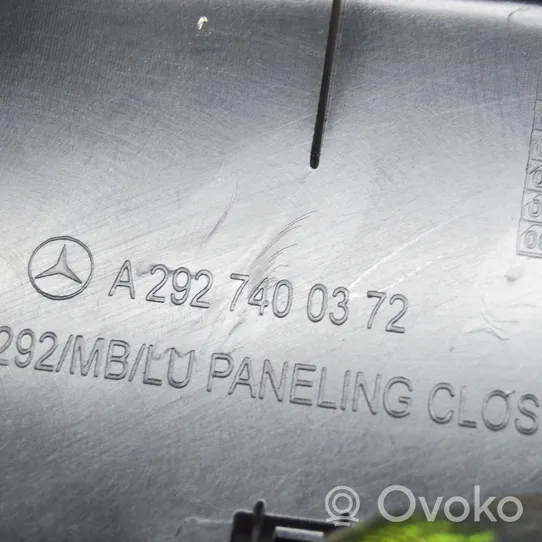 Mercedes-Benz GLE (W166 - C292) Bagažinės slenksčio apdaila A2927400372