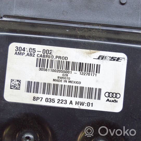 Audi A3 S3 8P Amplificateur de son 8P7035223A