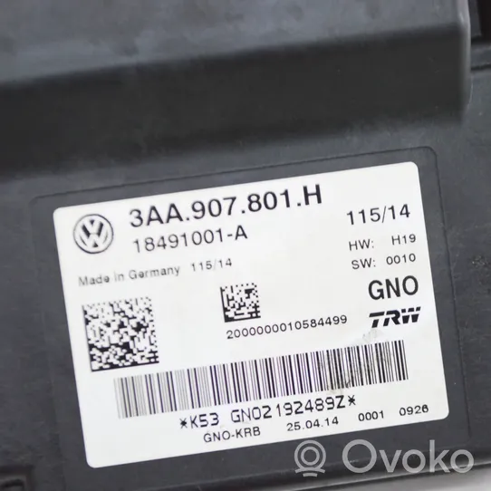Audi Q3 8U Takajarrun EMF-ohjainlaite/moduuli 3AA907801H