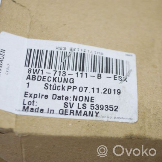 Audi A4 S4 B9 Ātrumu pārslēgšanas sviras dekoratīvā apdare (plastmasas) 8W1713111B