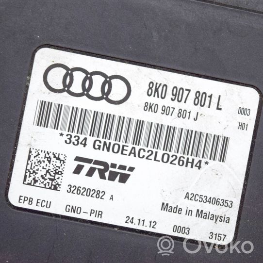 Audi A5 8T 8F Galinių stabdžio (EMF) valdymo blokas 8K0907801L