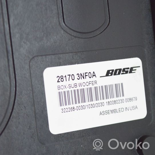 Nissan Leaf II (ZE1) Subwoofer-bassokaiutin 281703NF0A