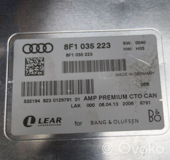 Audi A5 8T 8F Amplificateur de son 8F1035223