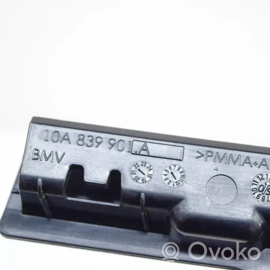 Volkswagen ID.3 Listwa / Uszczelka szyby drzwi tylnych 10A839901A