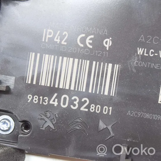 Peugeot 2008 II Wireless charging module 981340328001