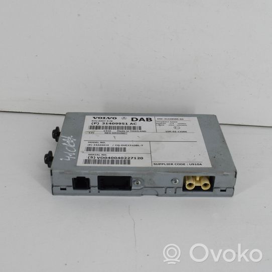 Volvo V40 HiFi Audio sound control unit 31409951AC