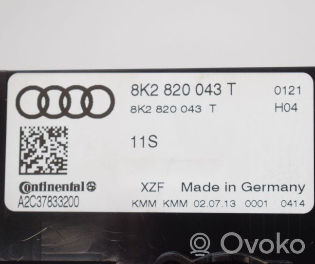Audi Q5 SQ5 Przełącznik / Włącznik nawiewu dmuchawy 8K2820043T