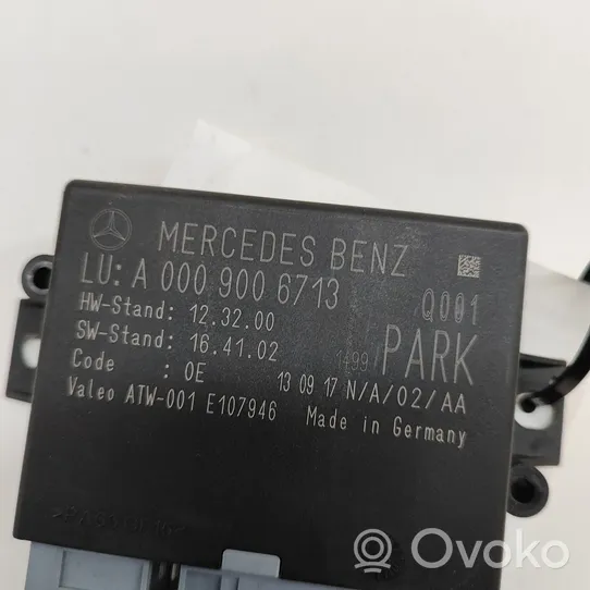 Mercedes-Benz CLA C117 X117 W117 Parkavimo (PDC) daviklių valdymo blokas A0009006713