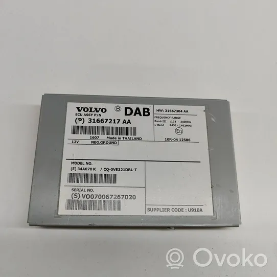 Volvo V60 Moduł / Sterownik dziku audio HiFi 31667217