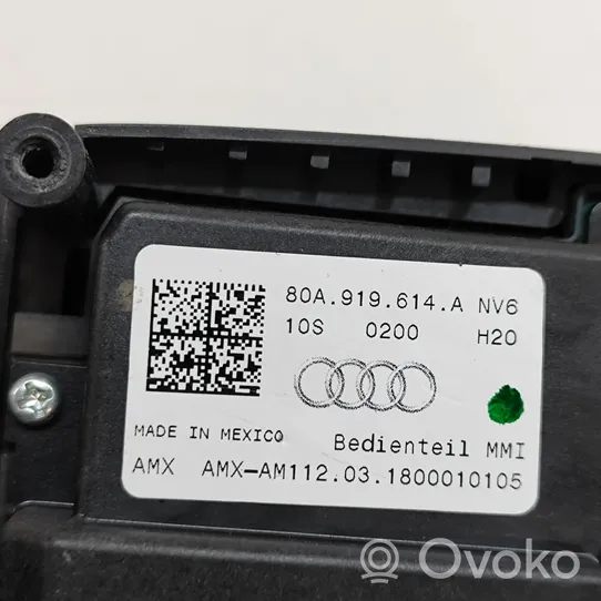 Audi Q5 SQ5 Pääyksikkö multimedian ohjaus 80A919614A