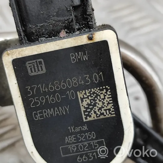 BMW 3 F30 F35 F31 Sensore di livello faro/fanale 6860843
