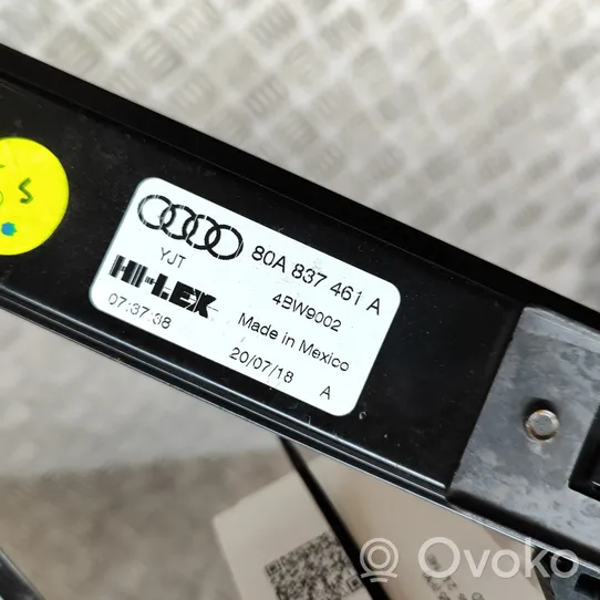 Audi Q5 SQ5 Elektryczny podnośnik szyby drzwi przednich 80A837461A