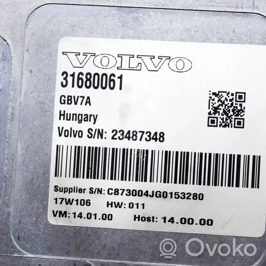 Volvo S90, V90 Videon ohjainlaite 31680061