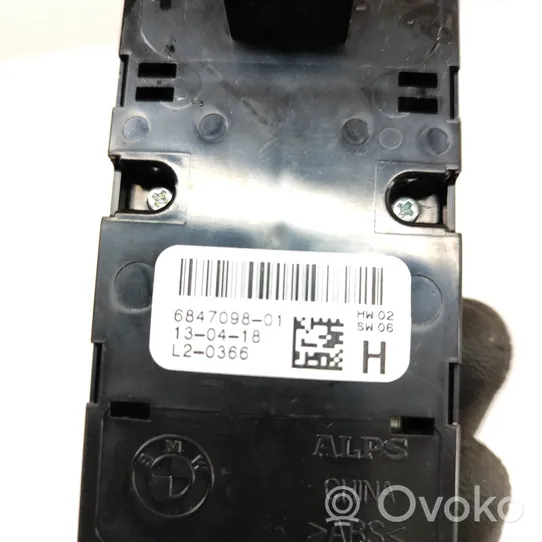 BMW 5 G30 G31 Interruttore di controllo dell’alzacristalli elettrico 6847098