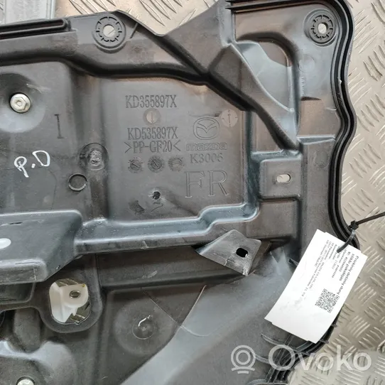 Mazda CX-5 Alzacristalli della portiera anteriore con motorino KD355897X