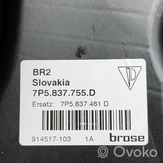 Porsche Cayenne (92A) Elektryczny podnośnik szyby drzwi przednich 7P0959354