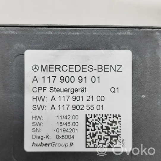 Mercedes-Benz CLA C117 X117 W117 Videon ohjainlaite A1179009101