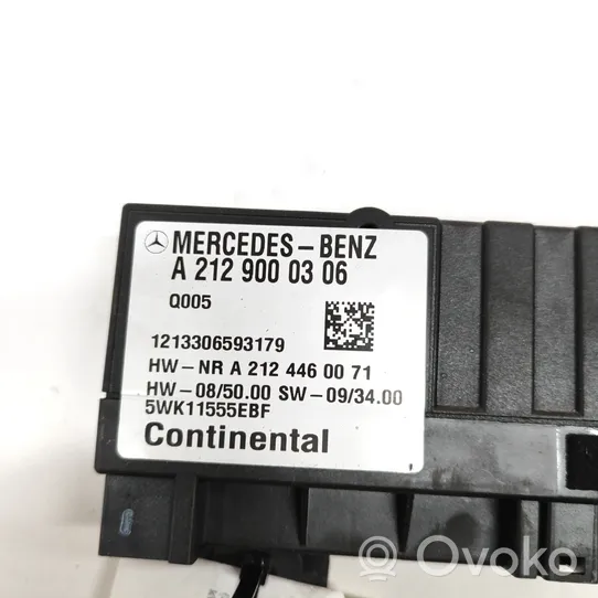 Mercedes-Benz Vito Viano W639 Fuel injection pump control unit/module A2129000306