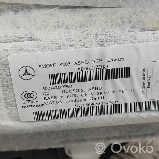 Mercedes-Benz C W205 Kattoverhoilusarja A2056908203