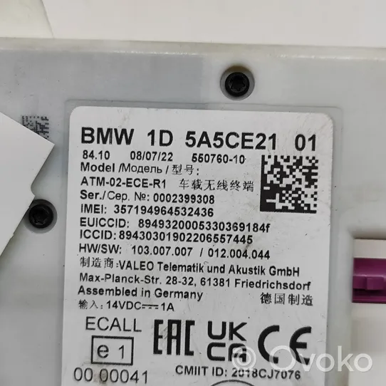 BMW 4 G22 G23 G24 G26 Moduł / Sterownik Bluetooth 5A5CE21